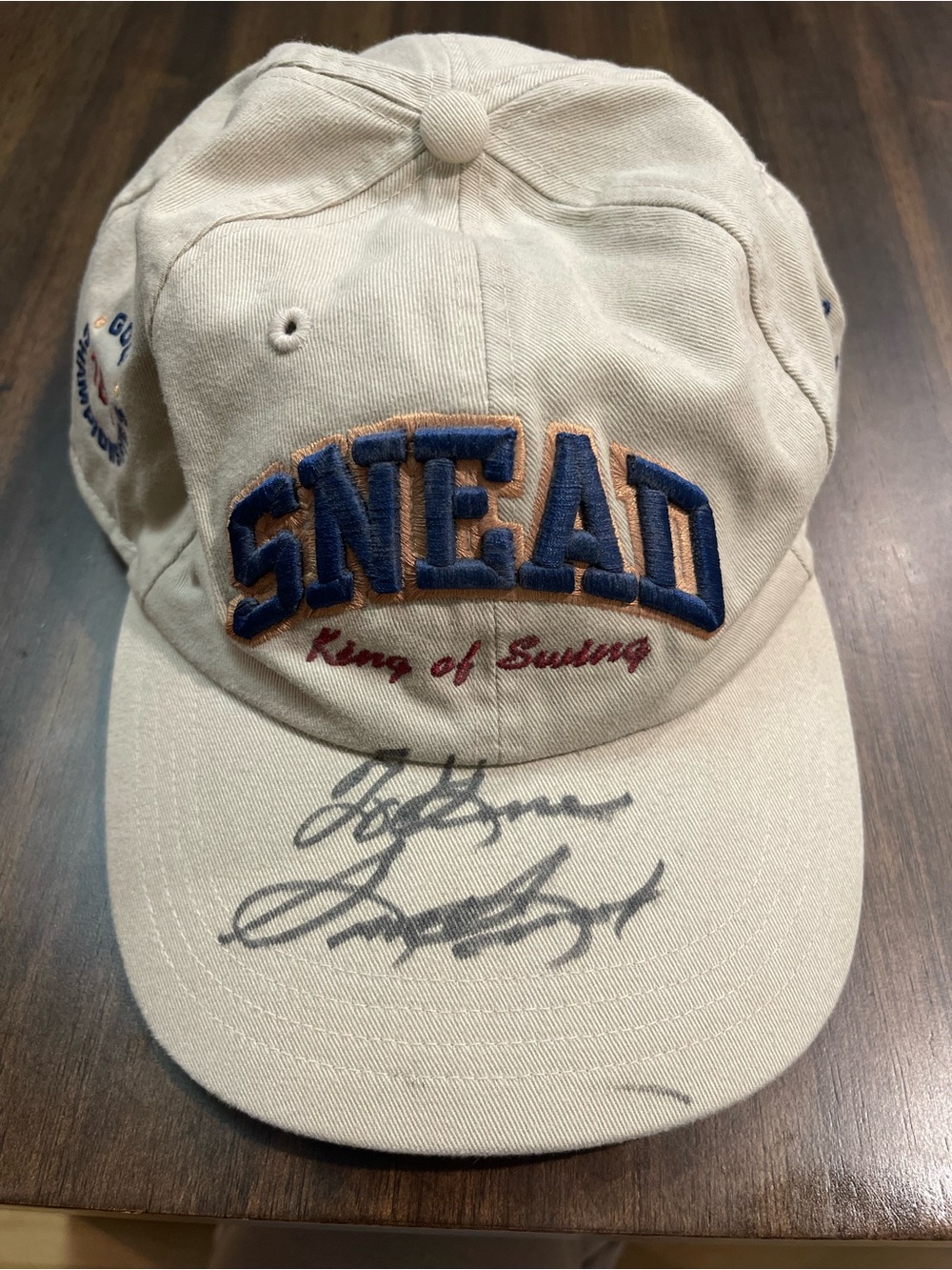 Sam Snead Autographed Sam Snead King King Of Swing Cap Masters Champion
